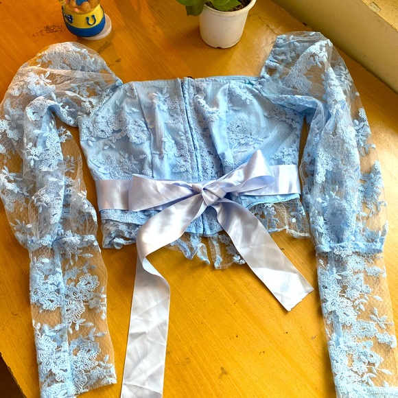 ❌sold out ❌ Shein cute corset type crop top Size-XS - Picture 3 of 4